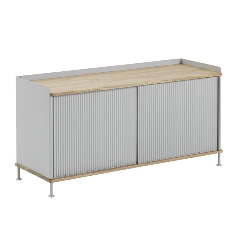 Muuto ENFOLD Komoda Niska 124 cm Szara