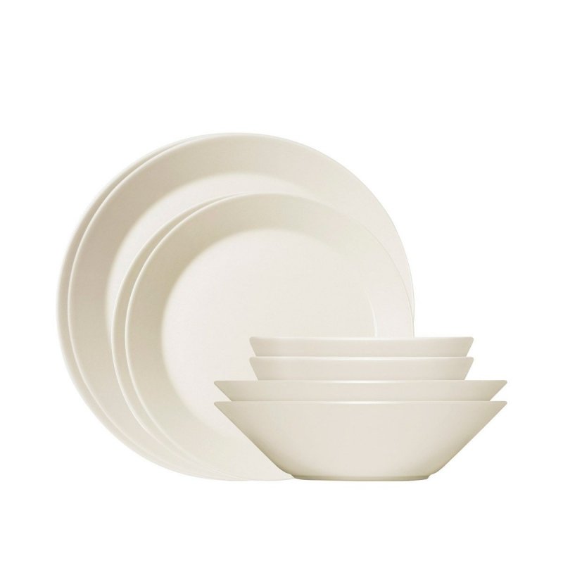 Iittala TEEMA Zestaw Startowy Porcelany 8 El. Biały