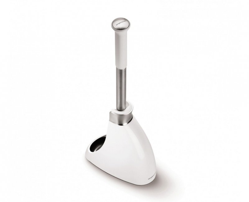 simplehuman BATH Wąska Szczotka Toaletowa do WC / Biała