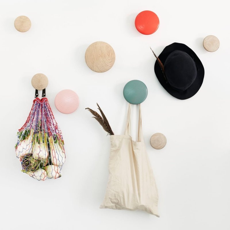 Muuto DOTS Wieszak Drewniany S - 9 cm Jesion