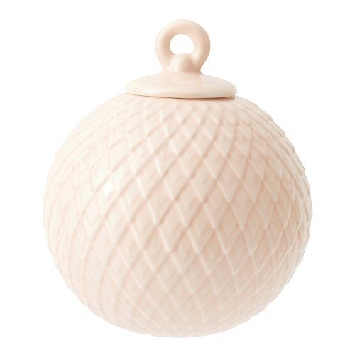 Lyngby Porcelain RHOMBE Bombka Porcelanowa - Nude