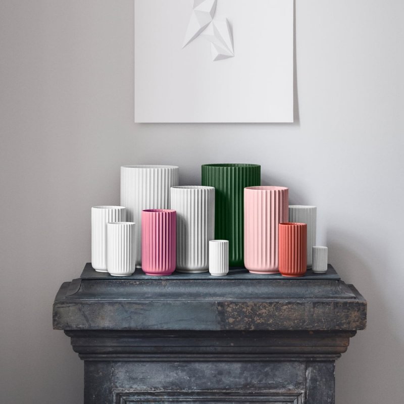 Lyngby Porcelain LYNGBY Wazon do Kwiatów 20,5 cm / Różowy