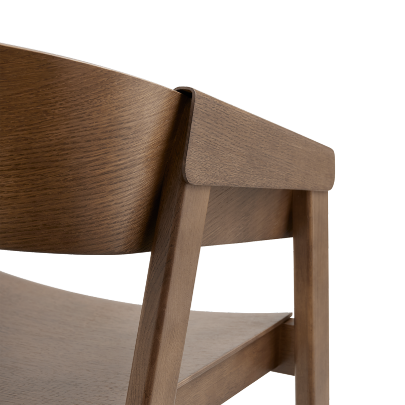 Muuto COVER Krzesło Drewniane - Ciemnobrązowe