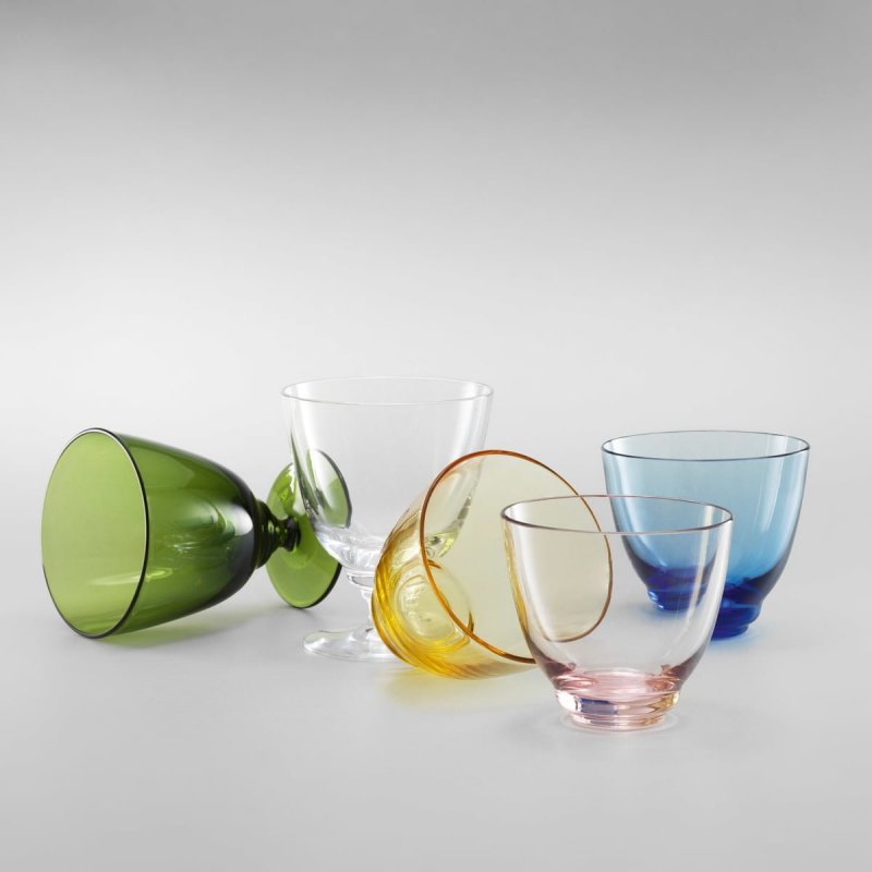 Holmegaard FLOW Szklanka 350 ml / Szara