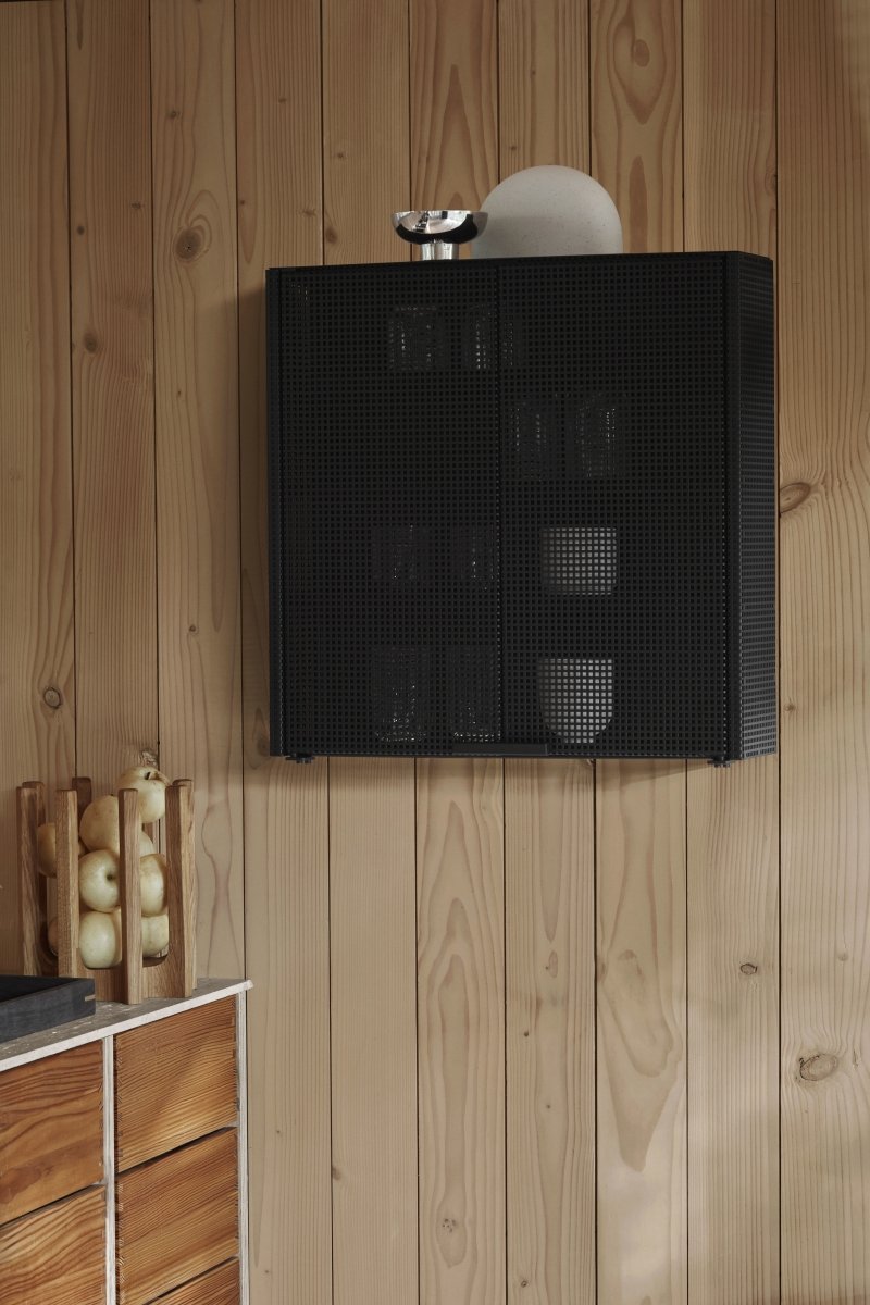 Kristina dam studio GRID Szafka - Witryna Ścienna / Biała