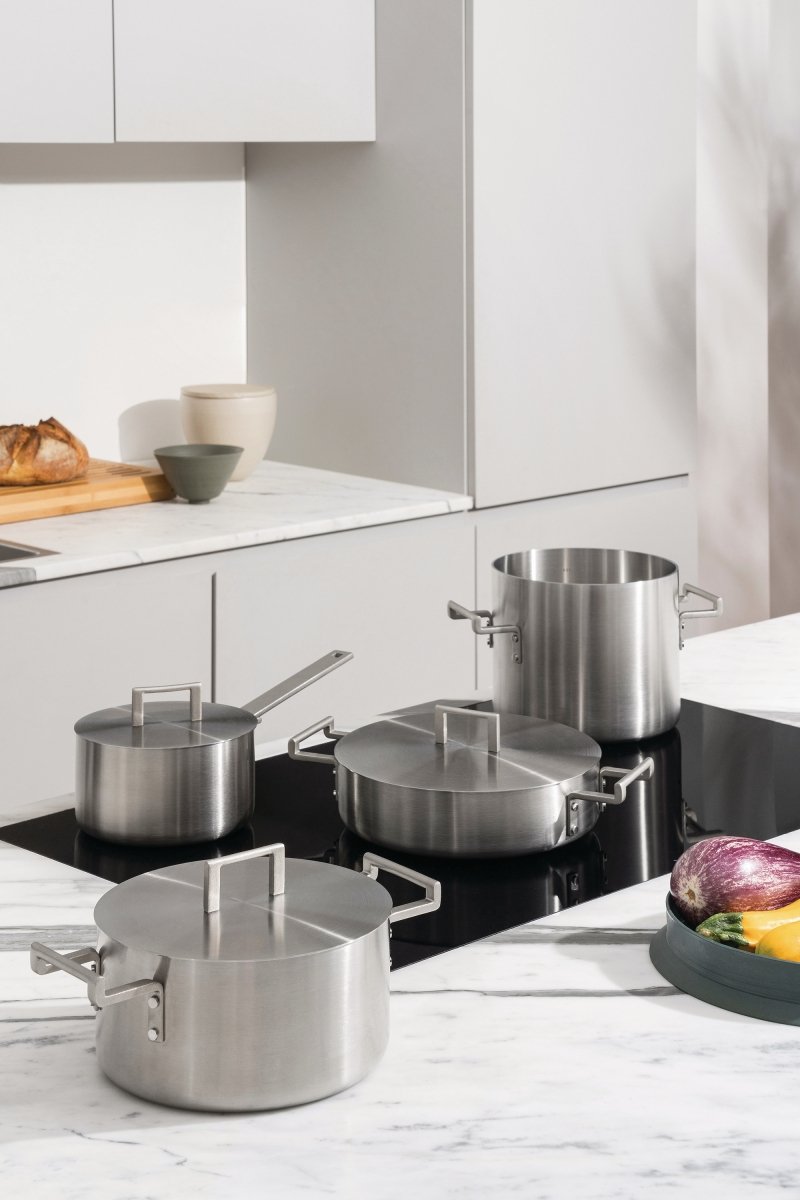 Alessi CONVIVO Garnek Stalowy 3,1 l / Srebrny Matowy