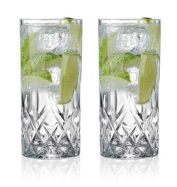 Lyngby Glass MELODIA Dzbanek + Kryształowe Szklanki 360 ml 6 Szt.