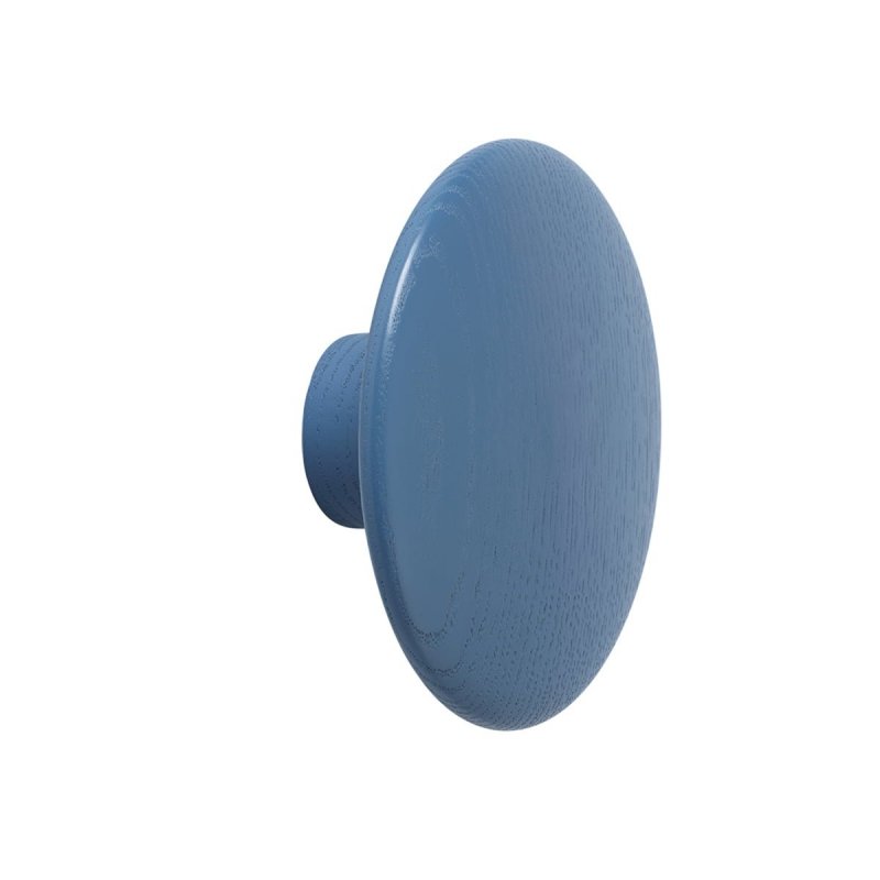 Muuto DOTS Wieszak Drewniany M - 13 cm Niebieski Pale Blue