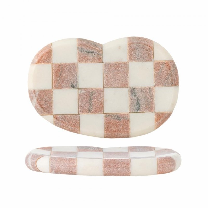 Bloomingville PETREA Patera Marmurowa / Różowa