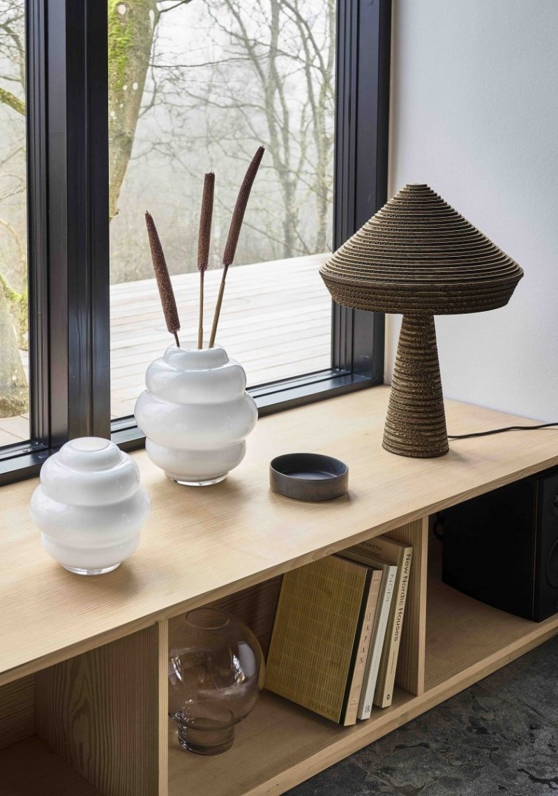 Villa Collection KALT Szklany Wazon do Kwiatów 13 cm Bezbarwny