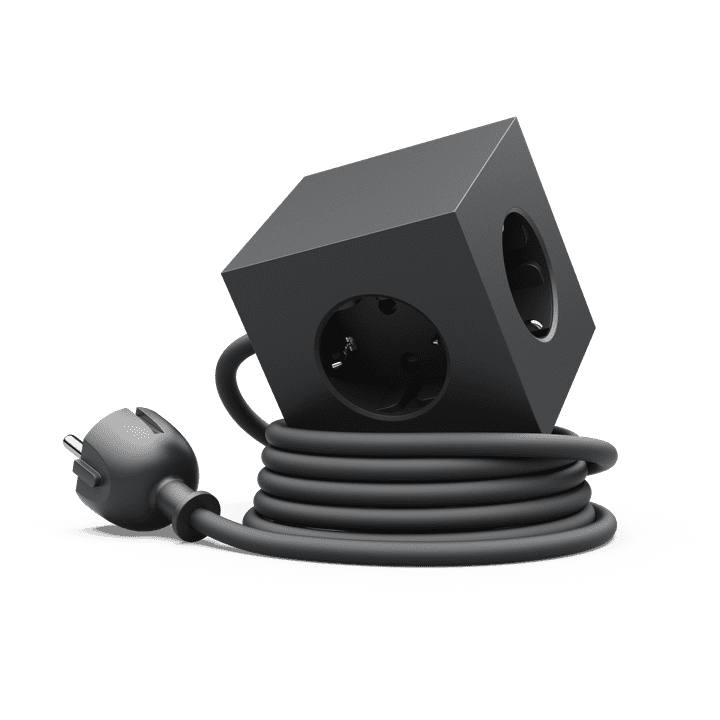 Avolt SQUARE 1 Listwa Zasilająca z Podwójnym USB-C i Magnetyczną Podstawą 3 m / Czarny