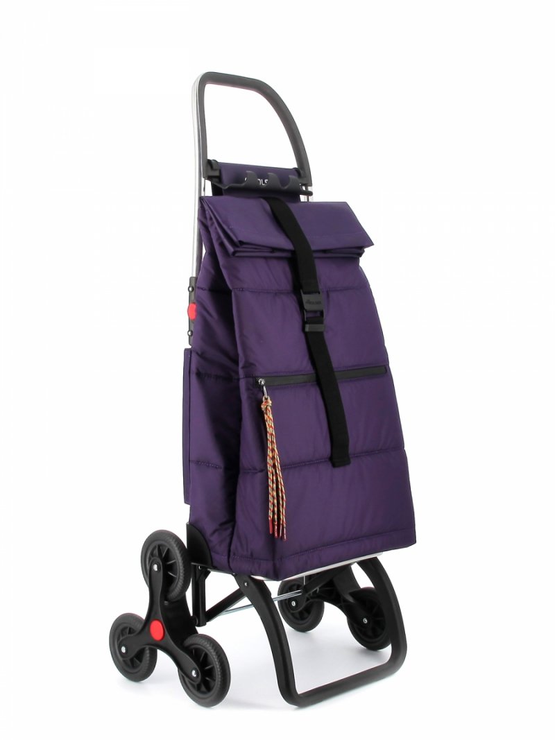 Rolser BIG POLAR 6L Wózek na Kółkach - Torba na Zakupy / Fioletowy