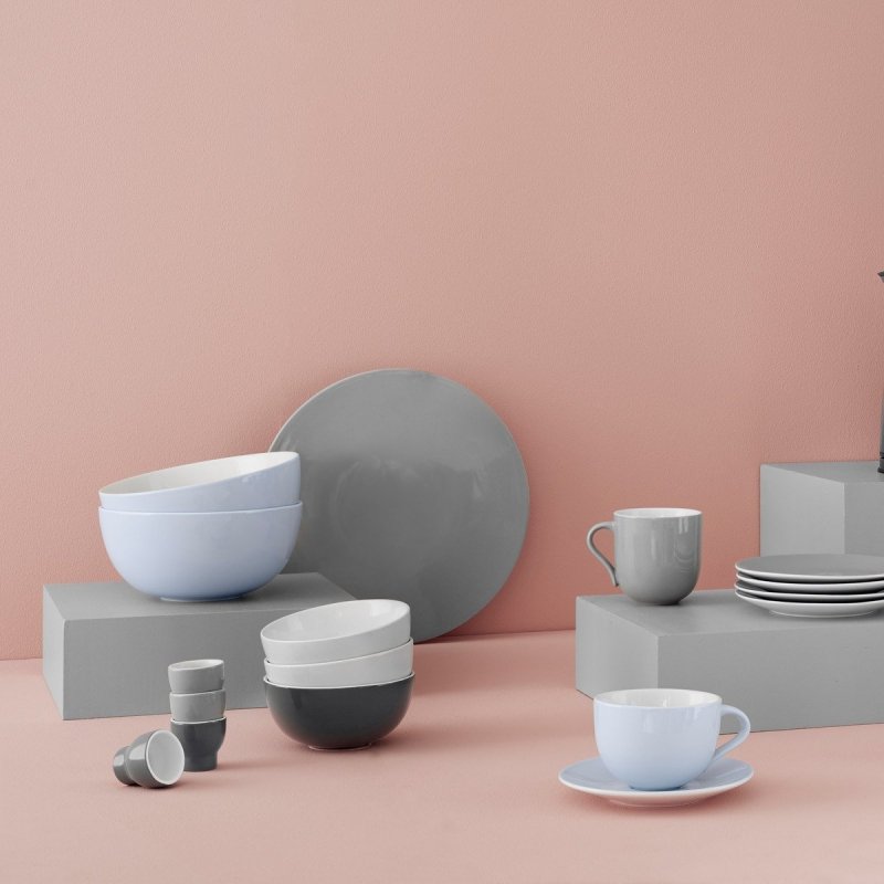 Stelton EMMA Filiżanki do Herbaty 350 ml 2 Szt. Szare