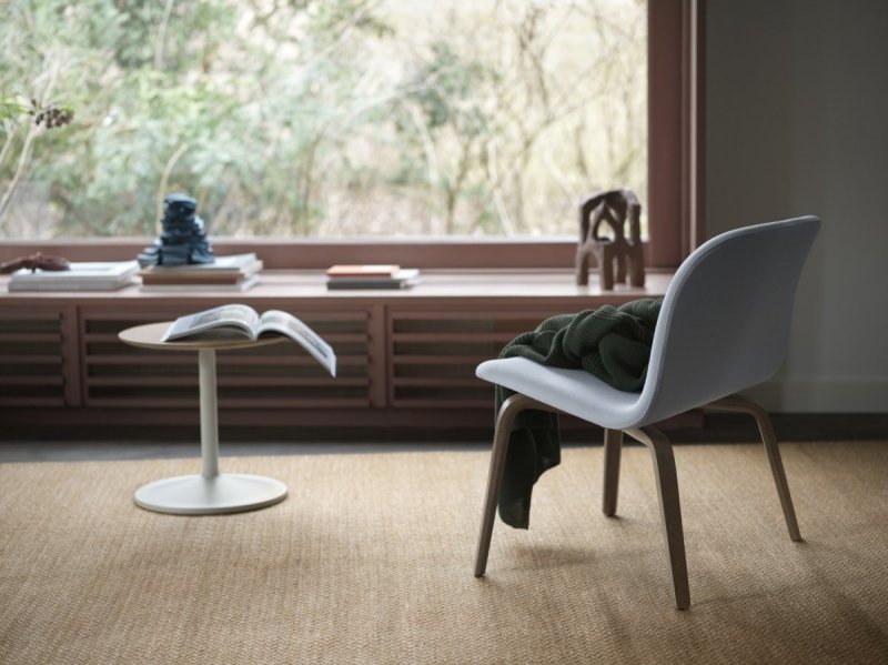 Muuto SOFT SIDE Stolik Okrągły 40 cm Zielony Dusty Green / Blat 48 cm Laminat