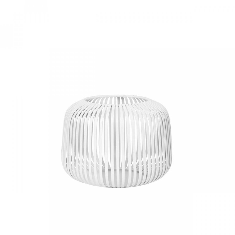 Blomus LITO Lampion - Świecznik 10 cm Biały