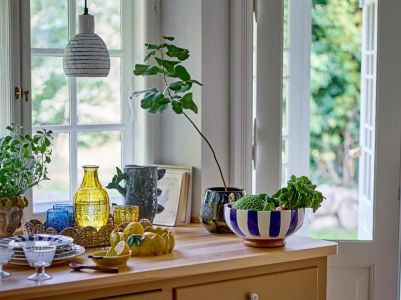 Niebieska misa Bloomingville Shakti