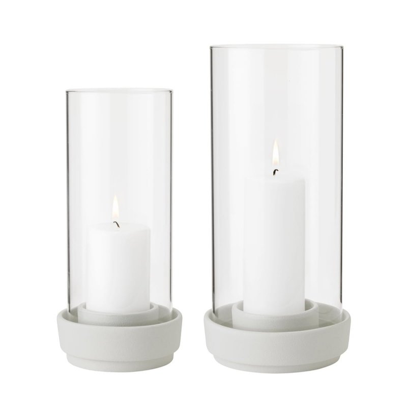 Stelton HURRICANE Lampion - Świecznik 29 cm / Piaskowy