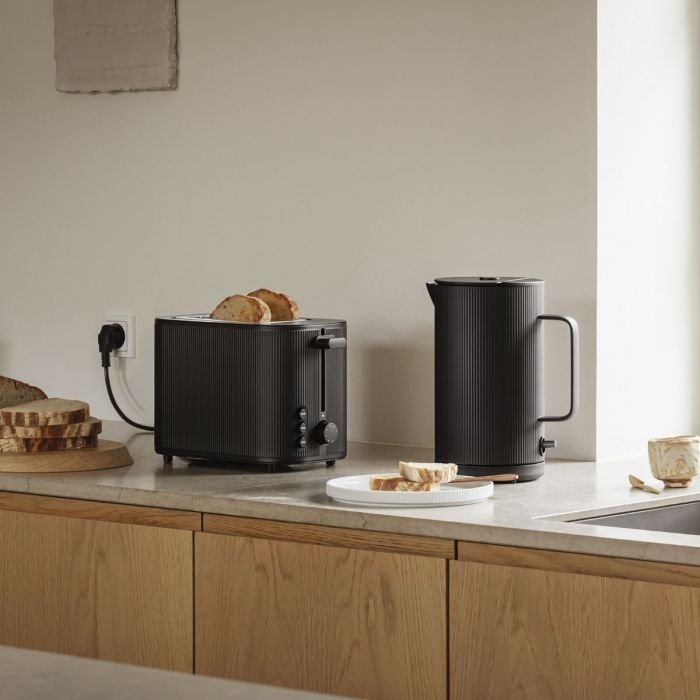 Georg Jensen BERNADOTTE Czajnik Elektryczny 1,5 l Stalowy / Czarny Matowy