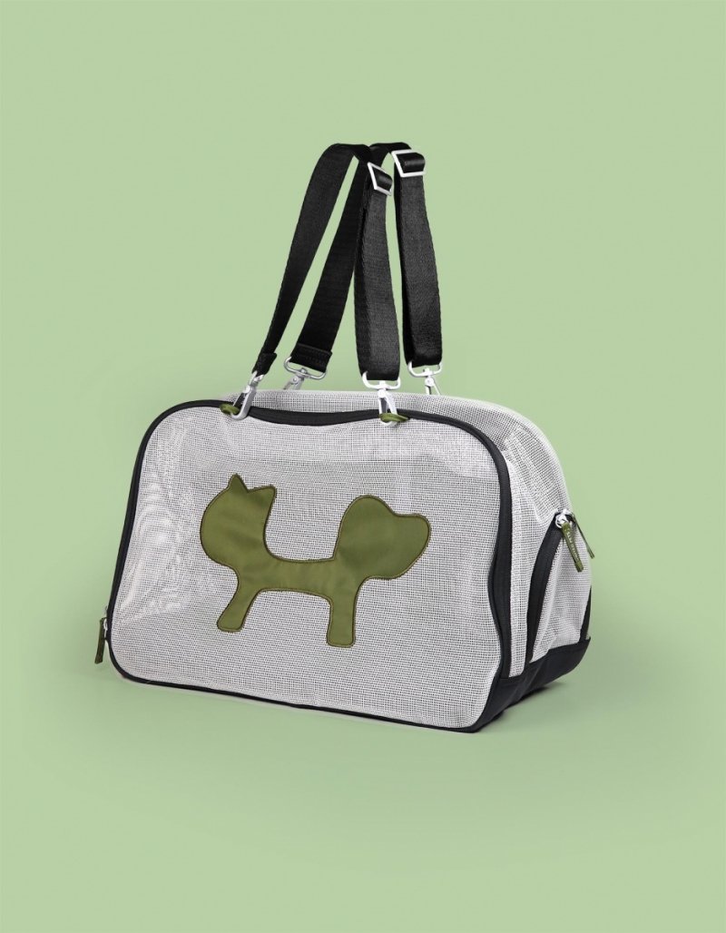 United Pets Milano ECO Torba - Transporter dla Psa / Czarno - Zielony