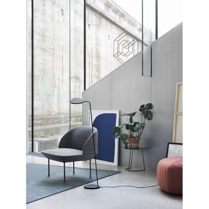 Muuto AIRY Stolik Półokrągły 44 cm Śliwkowy