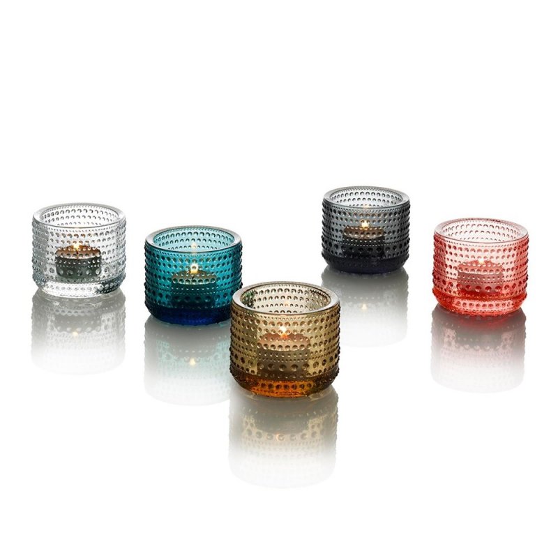 Iittala KASTEHELMI Świecznik Tealight / Morski