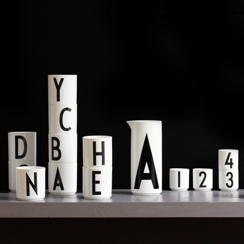 Design Letters AJ Vintage Pokrywka do Kubka - Czarna