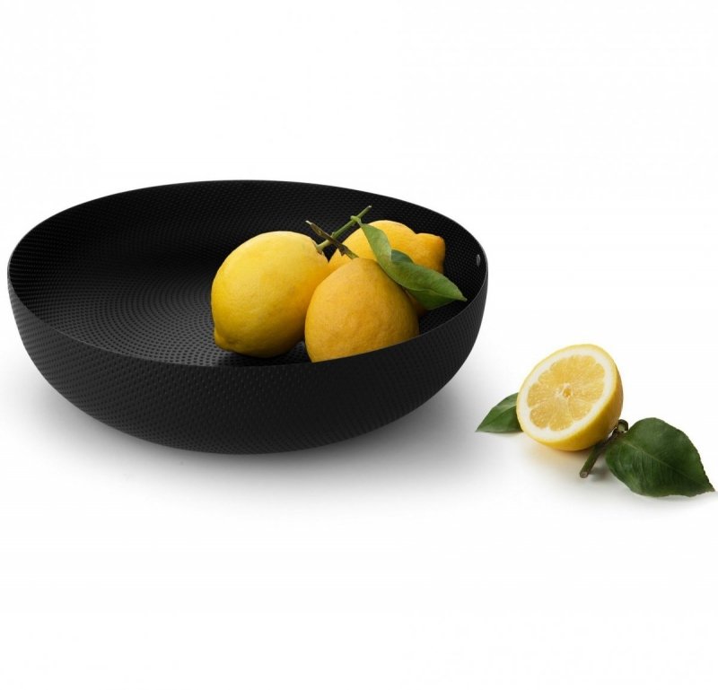 Alessi TEXTURE Misa na Owoce 24 cm Czarna