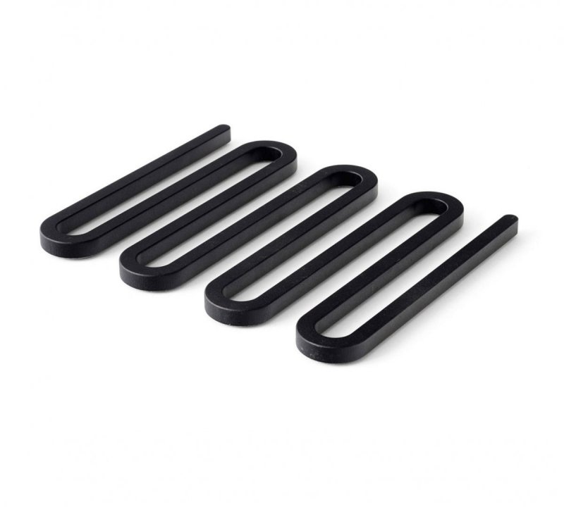 Menu TRIVET Żeliwna Podstawka pod Gorące Naczynia / Czarna