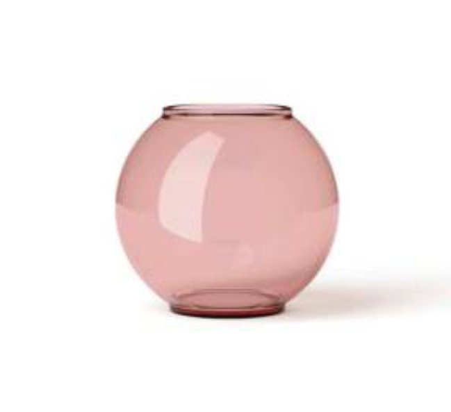 Lyngby Porcelain FORM 70/3 Wazon 14 cm Burgundy