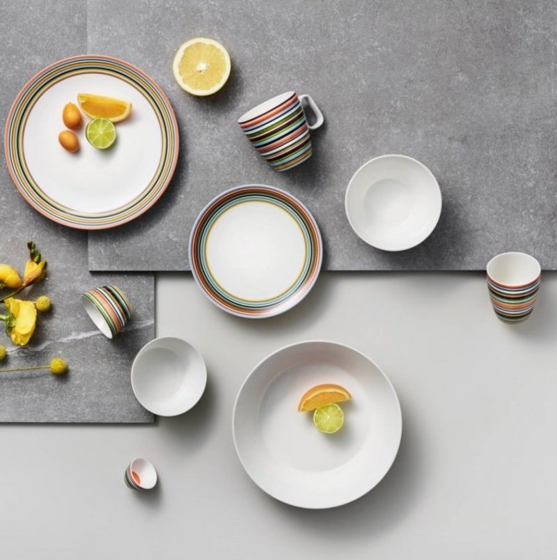 Iittala ORGIO Talerz Płaski 26 cm / Pomarańczowy