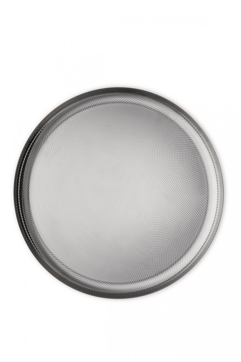 Alessi TEXTURE Stalowa Taca 35 cm Srebrna