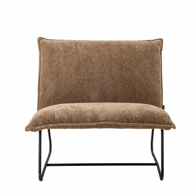 Bloomingville CAPE Fotel Lounge / Brązowy