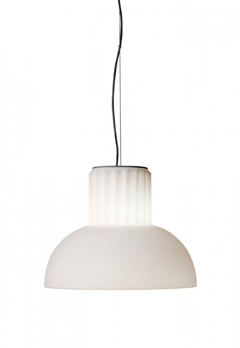 Menu STANDARD Szklana Lampa Wisząca 40 cm / Biała