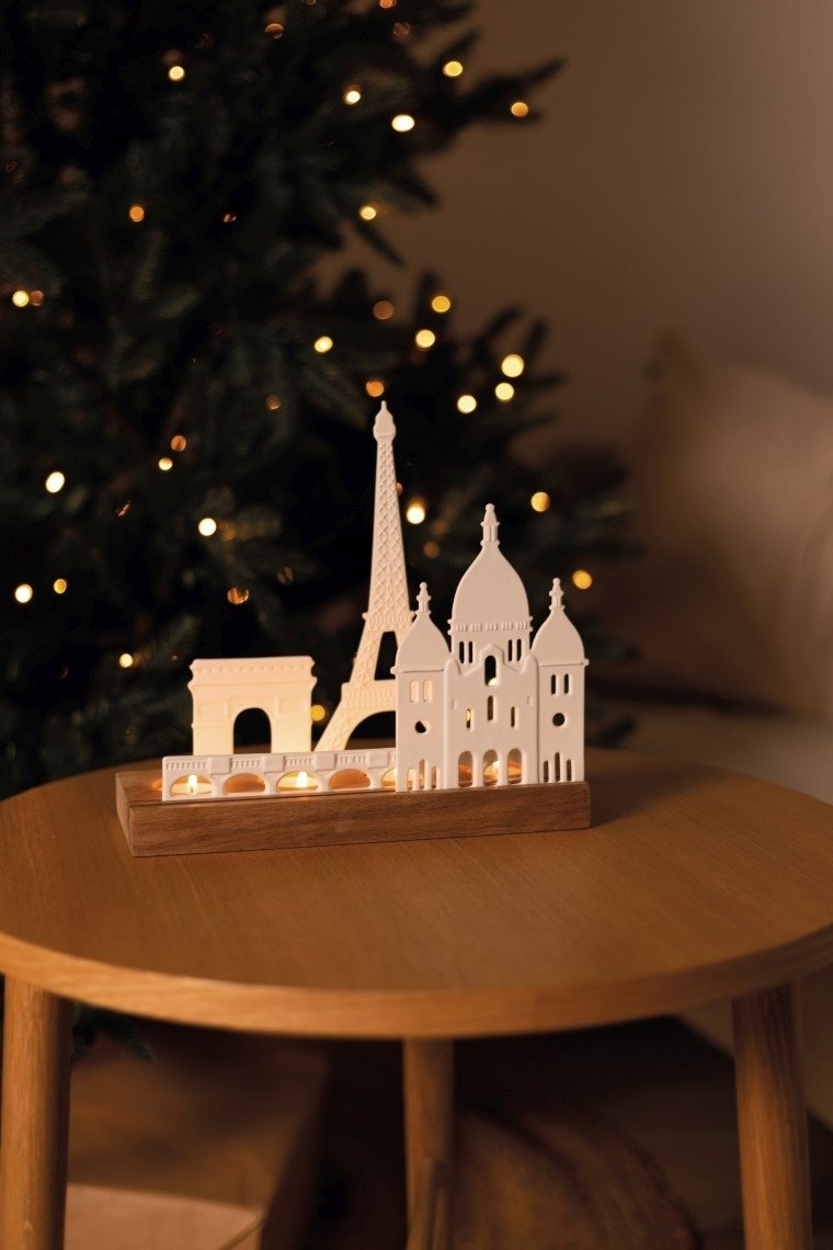 Rader CITY SKYLINE Świecznik z Motywem Miasta / Paryż