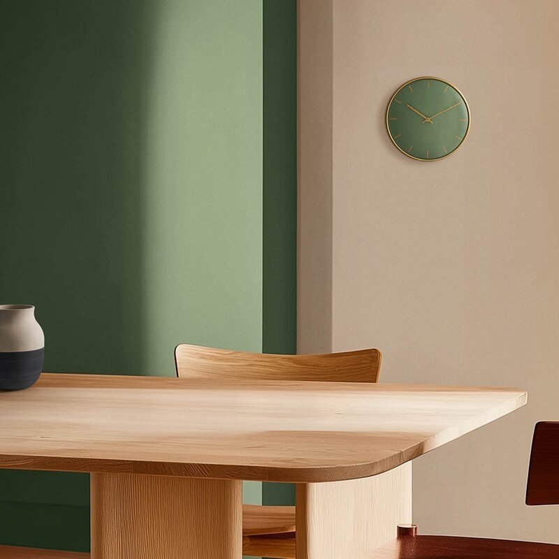 Arne Jacobsen CITY HALL Zegar Ścienny 29 cm / Zielony