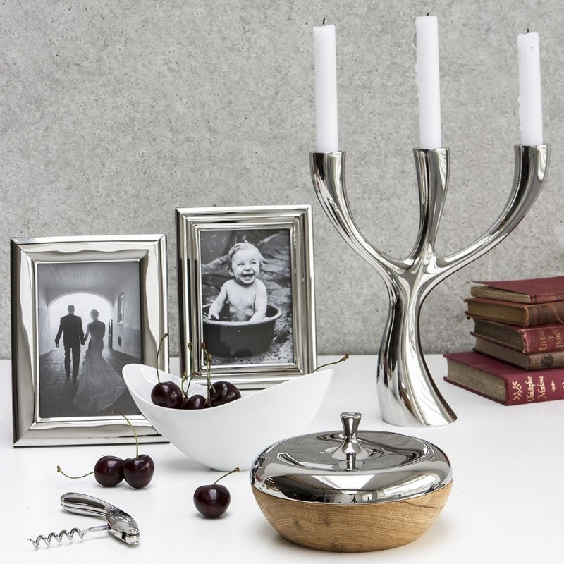 Georg Jensen LEGACY Stalowa Ramka do Zdjęć 10x15 cm