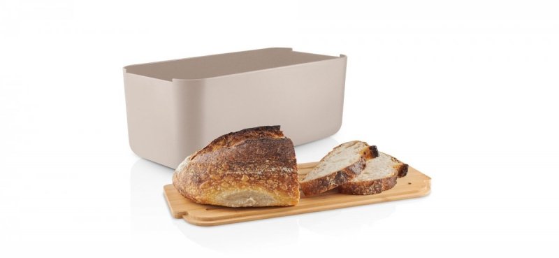 Eva Solo NORDIC Pojemnik na Pieczywo - Chlebak z Deską do Pieczywa / Piaskowy