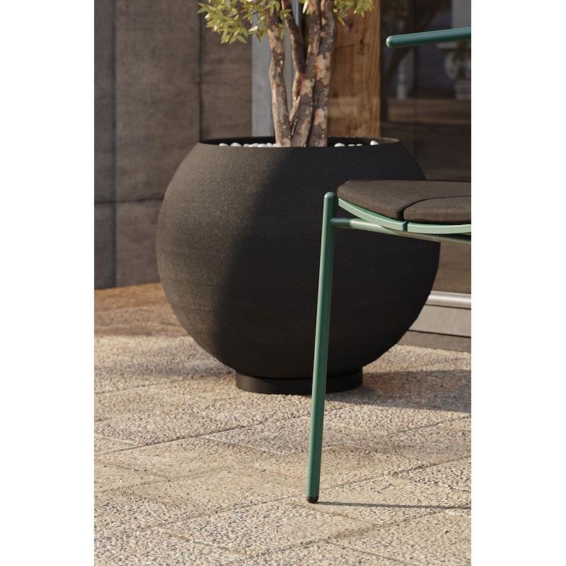 Aytm GLOBE Donica do Kwiatów 43 cm / Czarna