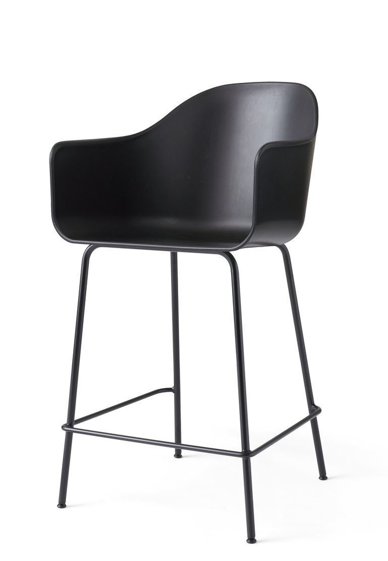 Menu HARBOUR Krzesło Barowe 102 cm Hoker Czarny
