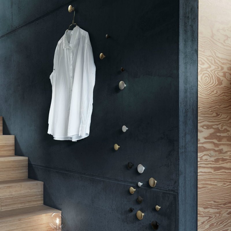 Muuto DOTS Wieszak Metalowy 5 cm Złoty