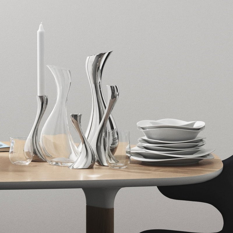 Georg Jensen COBRA Stalowa Karafka do Wody 1,2 l / Polerowany