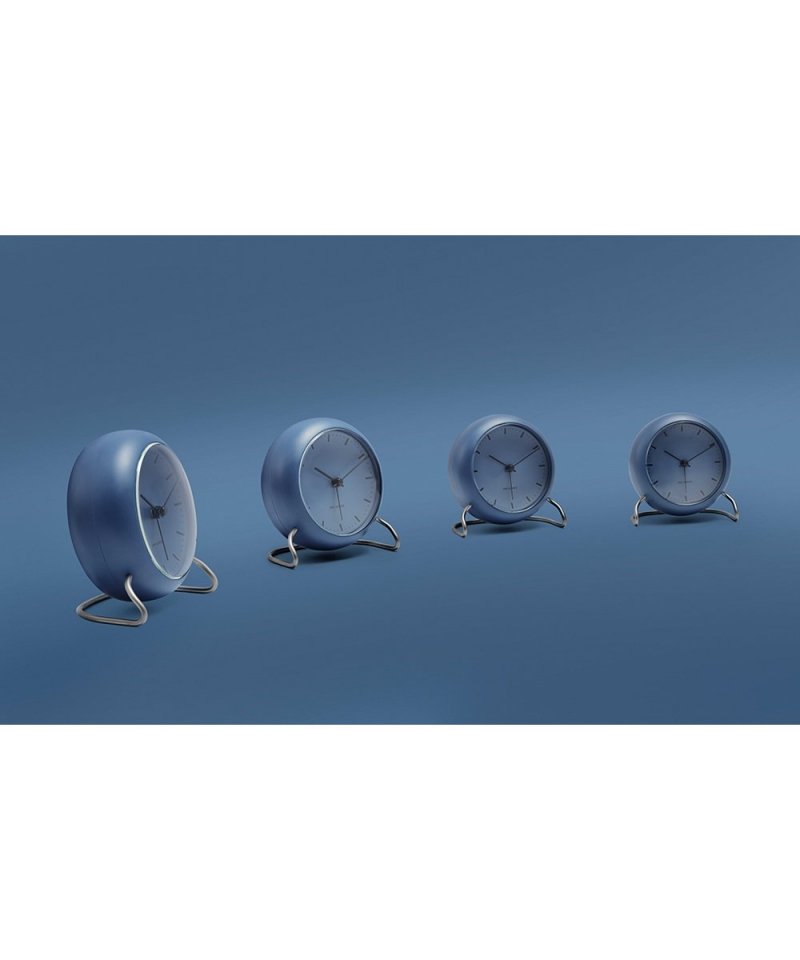 Rosendahl ARNE JACOBSEN Zegarek Stołowy - Budzik Niebieski STONE BLUE