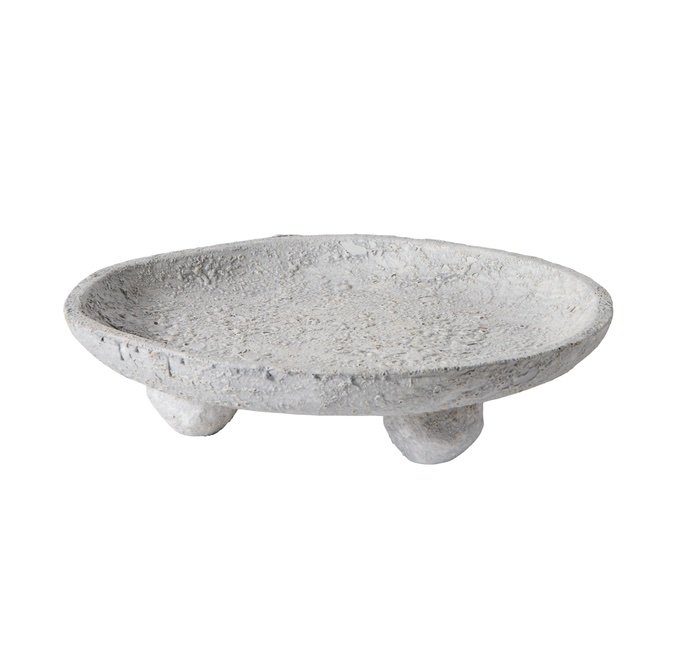 Muubs LUNA Taca Dekoracyjna na Nóżce 32,5 cm / Szara