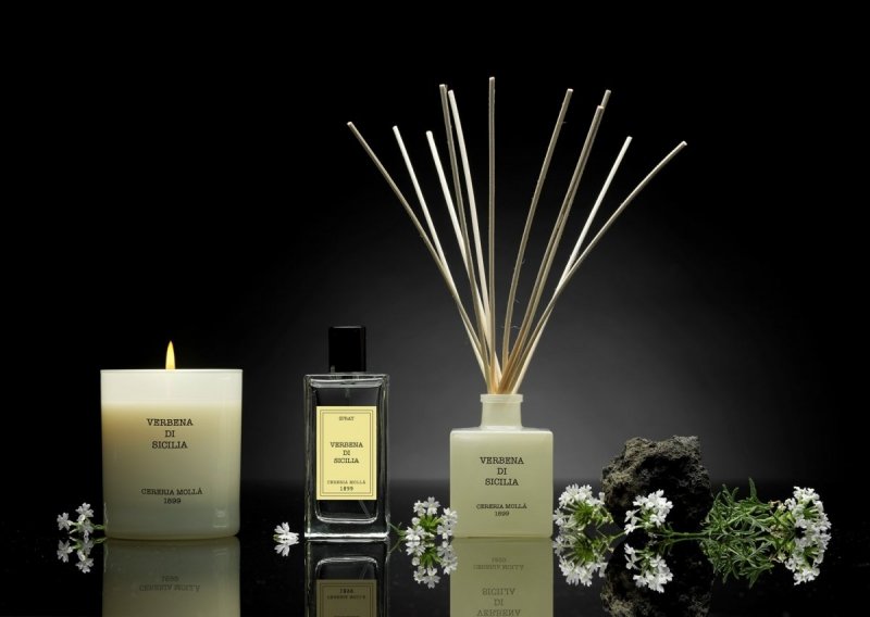 Cereria Molla BOUTIQUE Dyfuzor Zapachowy z Patyczkami 100 ml Sycylijska Verbena