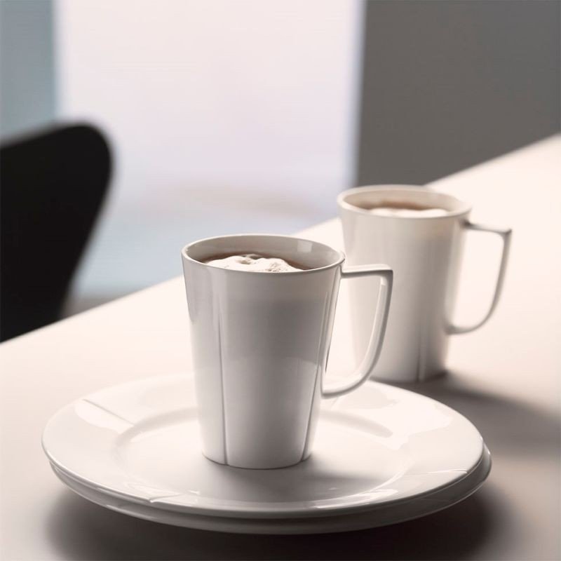 Rosendahl GRAND CRU Kubek Porcelanowy 340 ml 4 Szt. Biały
