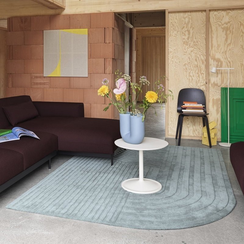 Muuto RELEVO Dywan Wełniany 200x300 cm Zielony Sage Green