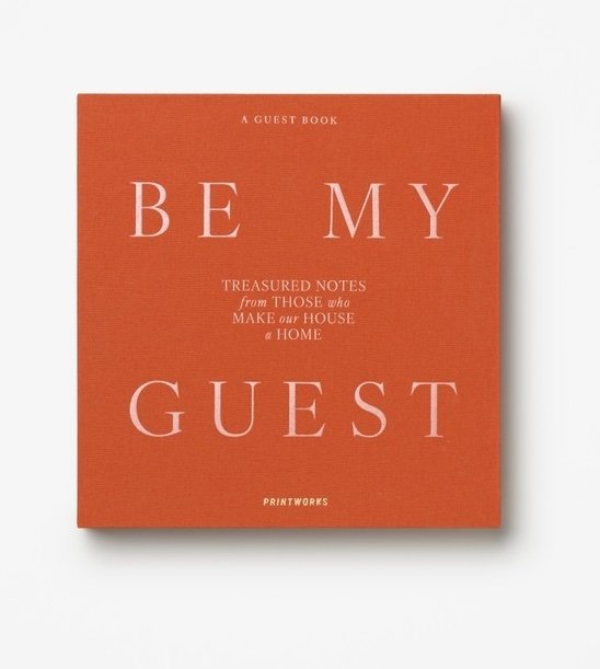 Printworks BOOKS Księga Gości w Półciennej Oprawie / Rdzawa