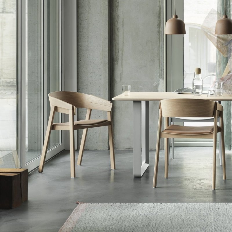 Muuto COVER Krzesło Drewniane - Zielone