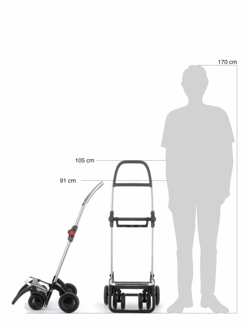 Rolser BIG POLAR 4L TOUR Wózek na Kółkach - Torba na Zakupy / Khaki