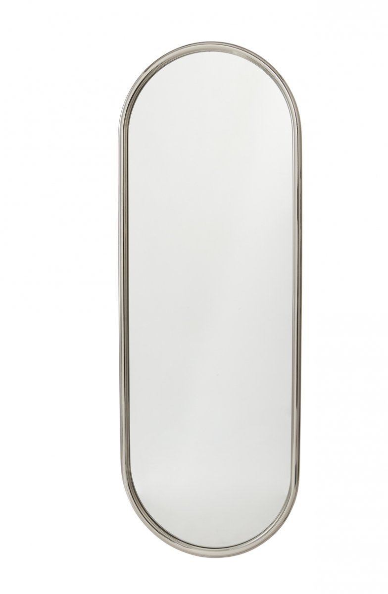 Aytm ANGUI Lustro Ścienne Owalne 108 cm Srebrne